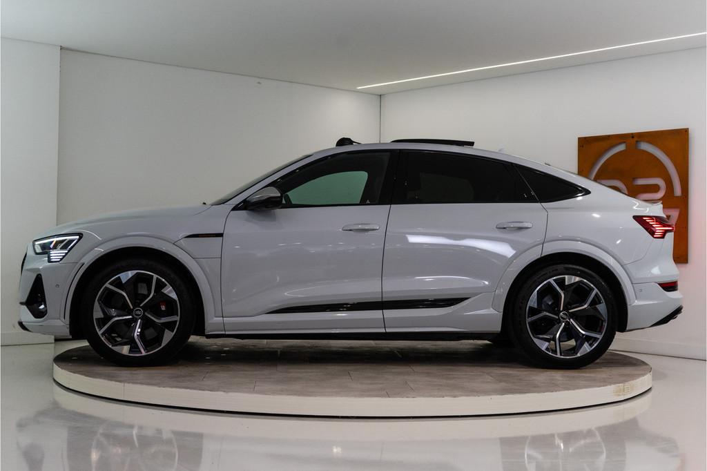 Audi e-tron Sportback S Quattro 95 kWh 504PK | Pano | Matrix, Auto's, Audi, Automaat, 12 maanden, Zwart, Automatische klimaatregeling