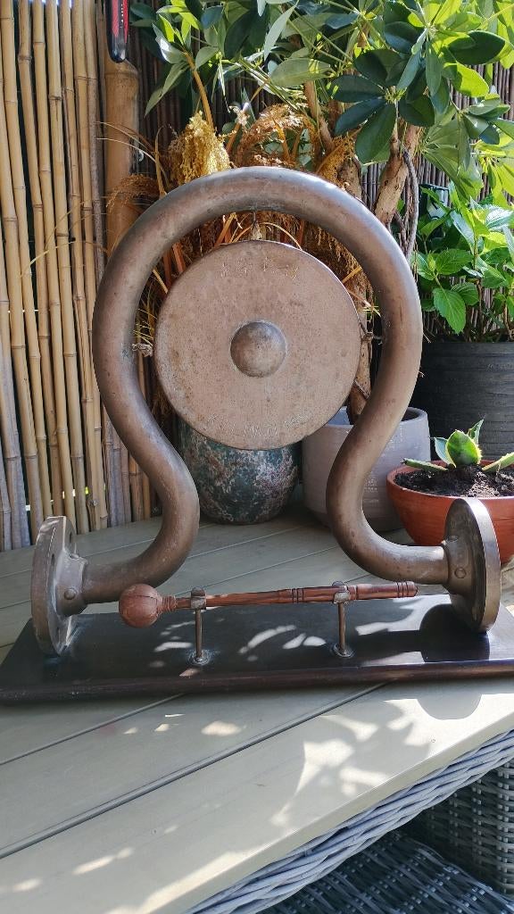 Tafelgong uit India Kali Ma Ti periode 1950, Ophalen of Verzenden