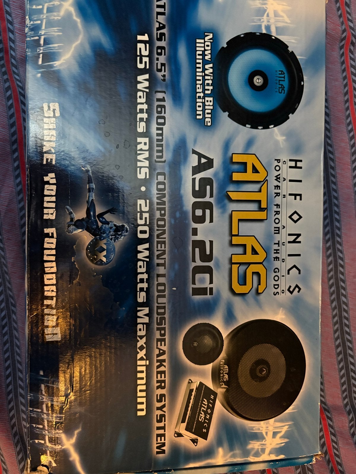 Hifonics Atlas AS6.2CI Component Luidsprekersysteem, Ophalen of Verzenden, Zo goed als nieuw