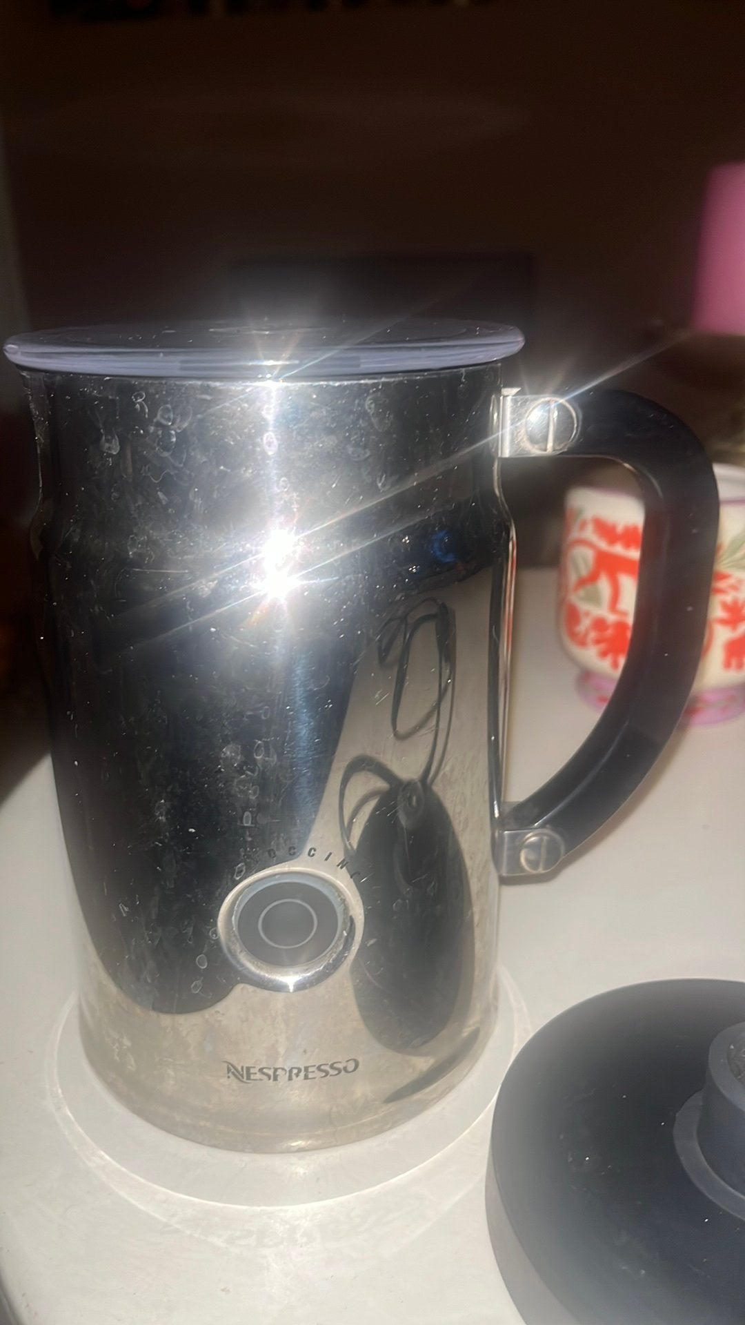 Nespresso Aeroccino Melkopschuimer, Witgoed en Apparatuur, Koffiezetapparaten, Gebruikt, Overige typen, Overige modellen, 1 kopje