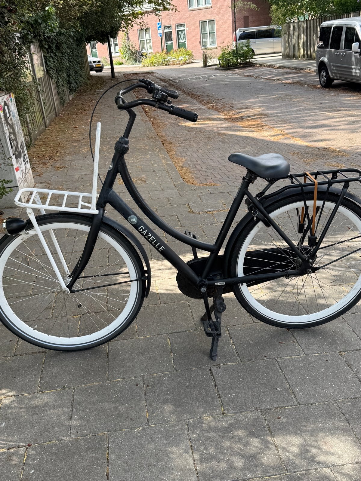 Gazelle damesfiets 28" met terugtraprem en 3 versnellingen, Fietsen en Brommers, Ophalen, Terugtraprem, Gebruikt, Versnellingen