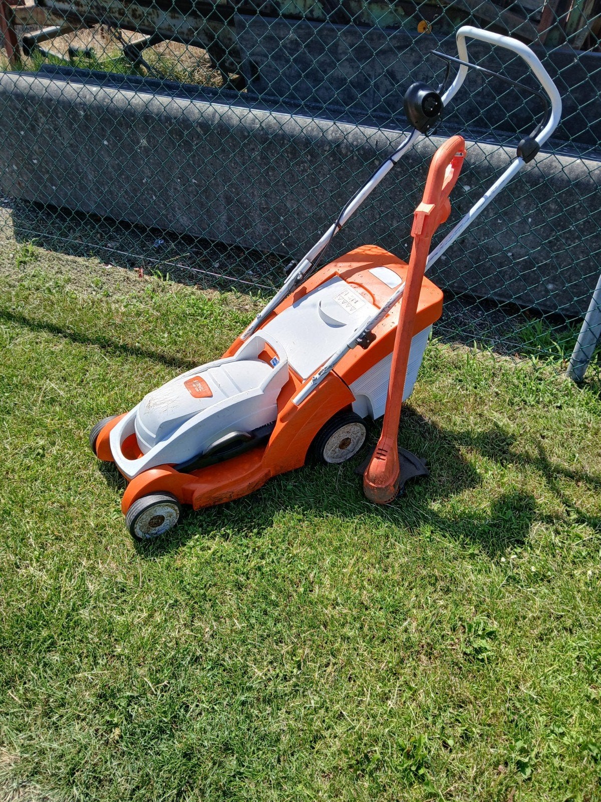 Stihl rme 339, Tuin en Terras, Ophalen, Stihl, Gebruikt, Elektrische grasmaaier