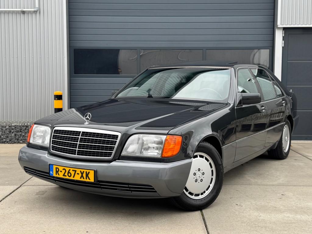 Mercedes-Benz S-klasse 500 SEL W140 AUT / AIRCO / CRUISE / L, Auto's, Automaat, 327 pk, Zwart, Leder