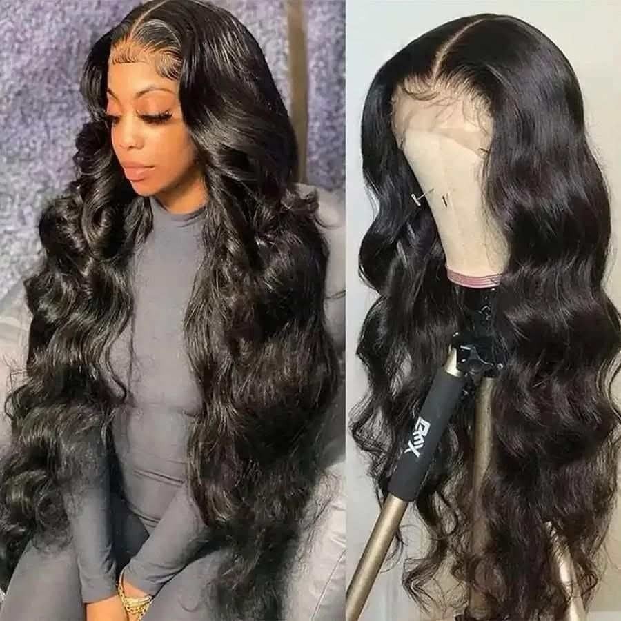 Body Wave Human Hair Wigs, Ophalen of Verzenden, Zo goed als nieuw
