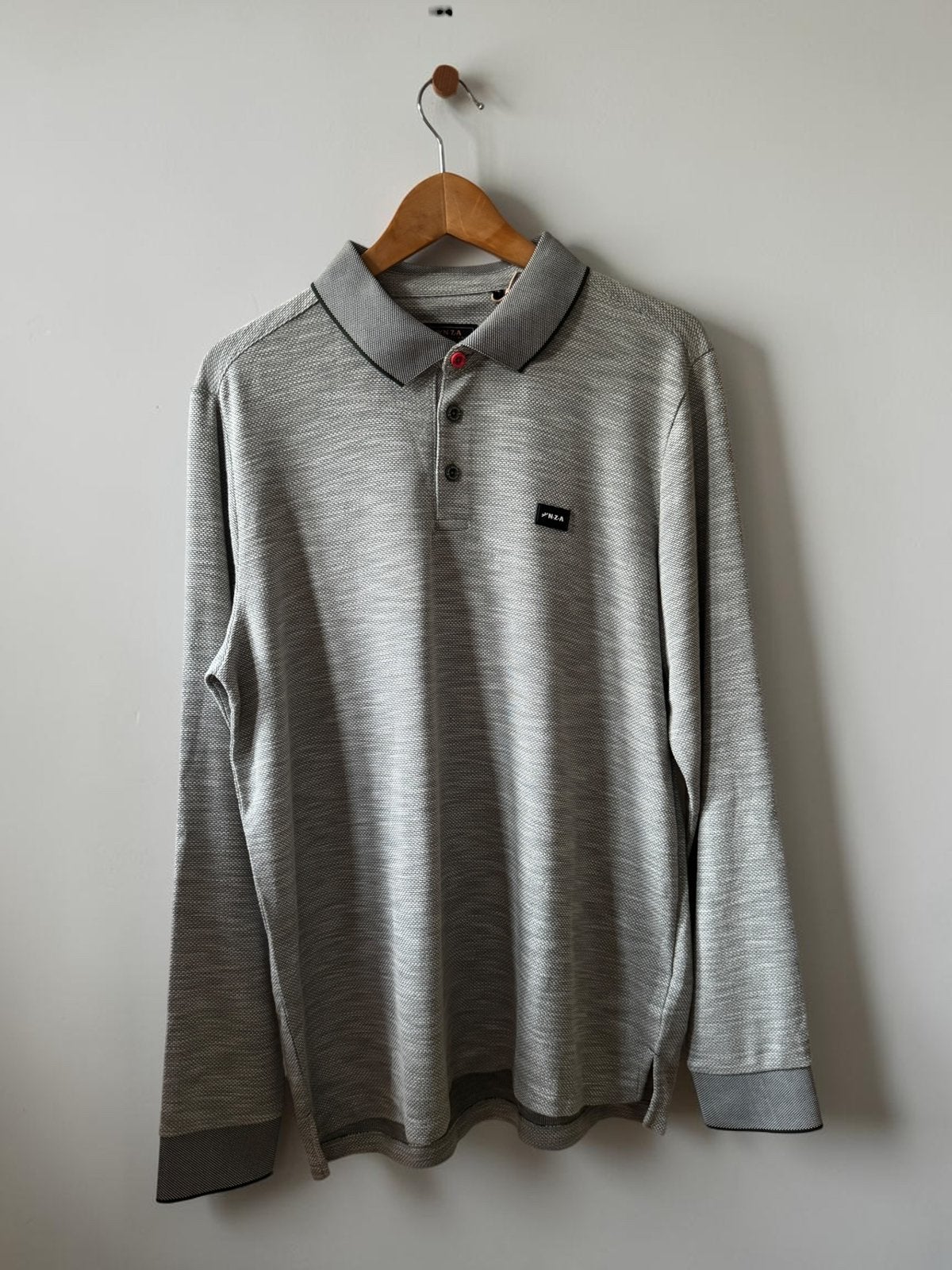NZA New Zealand Auckland khaki groen polo extra large XL, Kleding | Heren, Polo's, Ophalen of Verzenden, Zo goed als nieuw, Maat 52/54 (L)