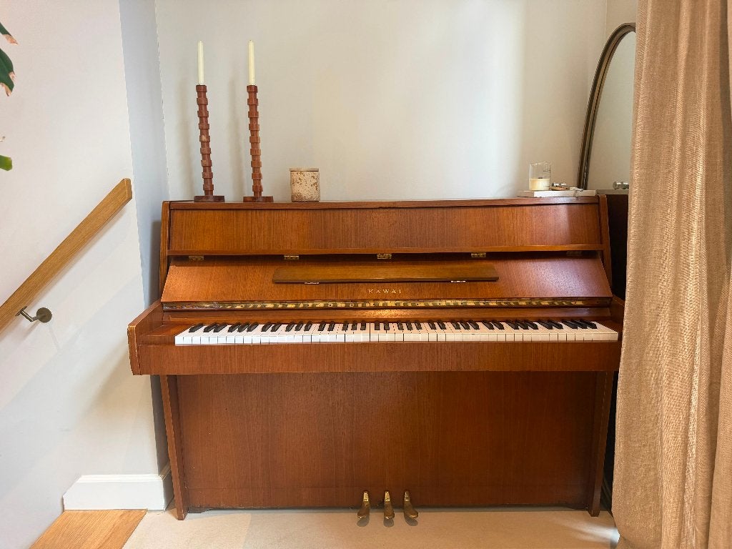 Kawai piano, Ophalen, Gebruikt, Bruin, Piano