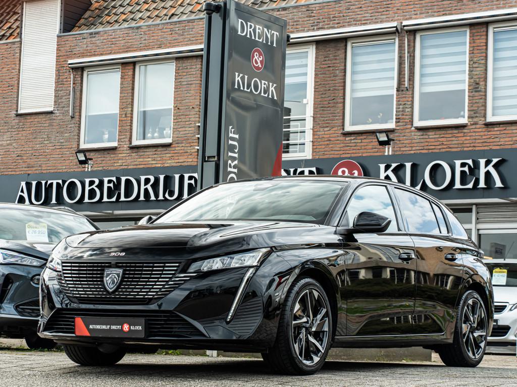 Peugeot 308 1.6 HYbrid 180 Allure Pack Business ORG NL CAMER, Gebruikt, 4 cilinders, Zwart, Origineel Nederlands