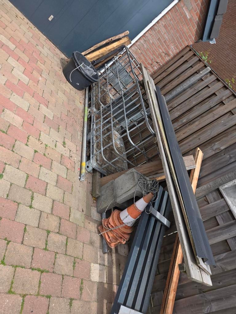 Ibc houtopslag voor kachelhout - 4 stuks, Tuin en Terras, Haardhout, Ophalen of Verzenden