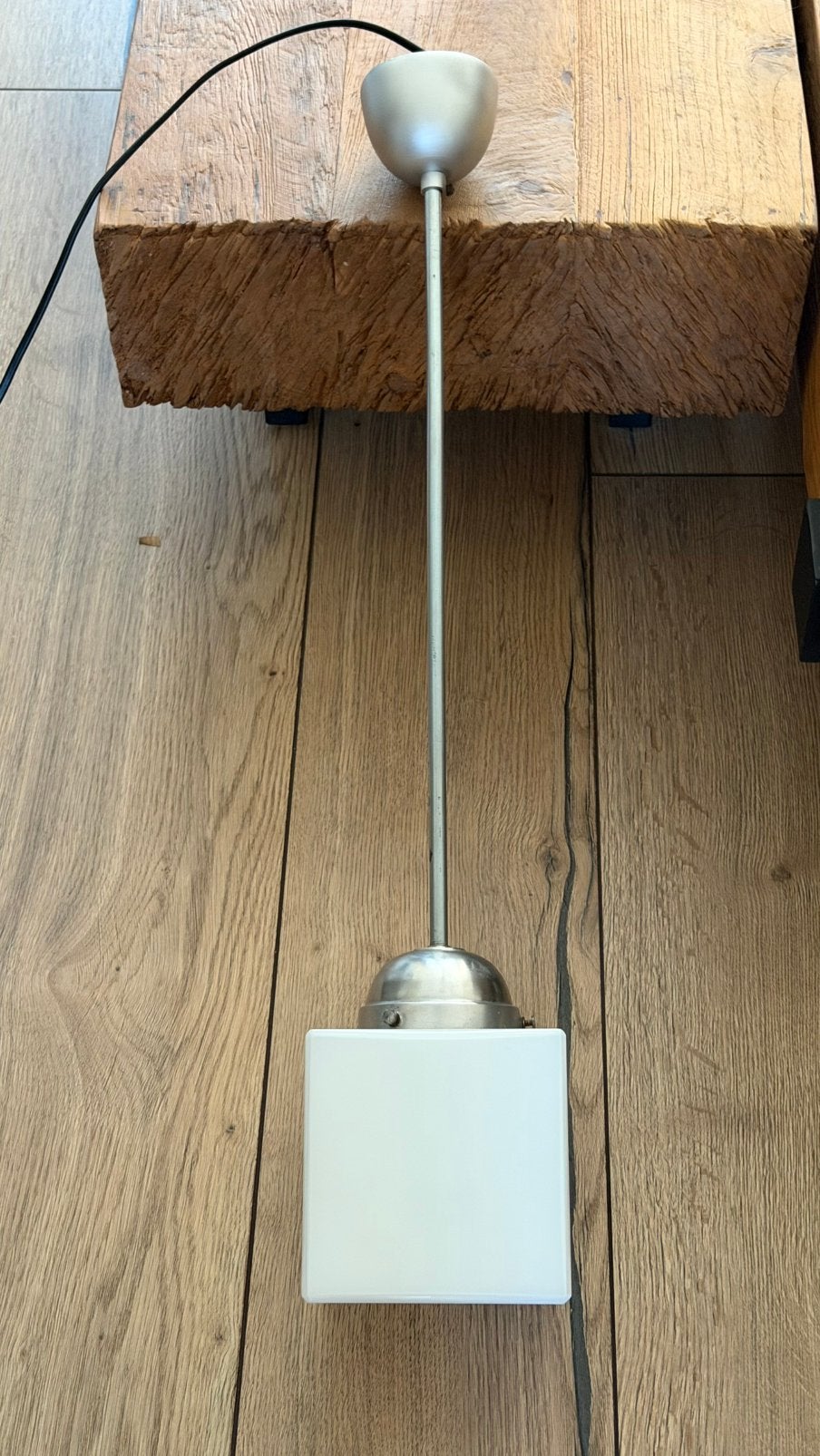 Vintage art deco Gispen Giso hanglamp pendellamp, Huis en Inrichting, Lampen | Hanglampen, Gebruikt, Art deco, Glas, E27 (groot)
