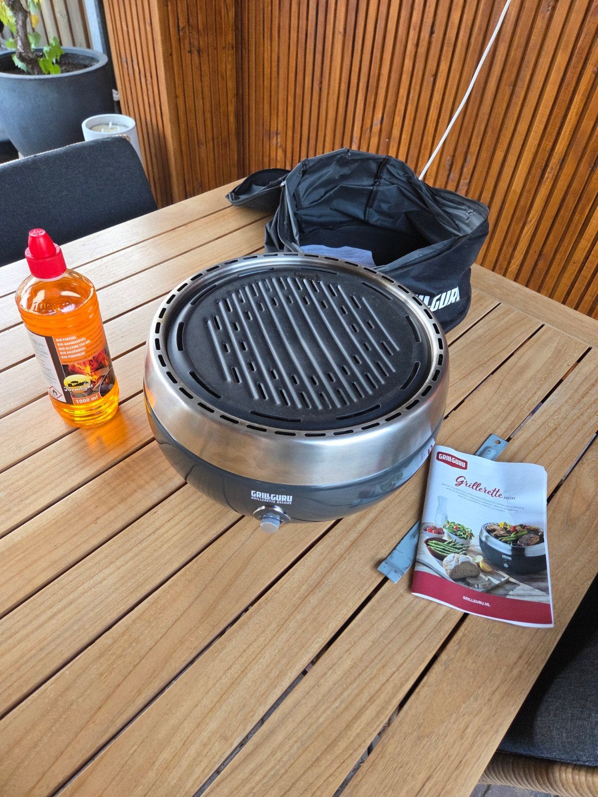 GrillGuru Grillerette Deluxe BBQ - Zo goed als nieuw, Ophalen, Zo goed als nieuw, GrillGuru