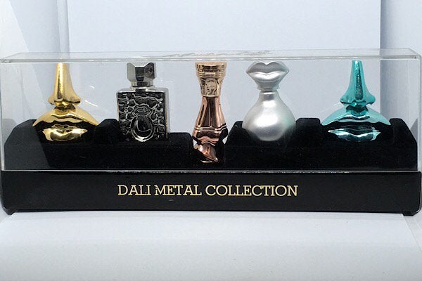 Set parfum miniaturen Dali Metal collection 5 minuaturen, Verzenden, Nieuw, Miniatuur, Gevuld