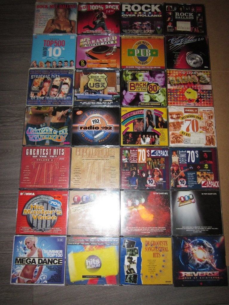 Meer dan 30 CD Boxen! Seventies,Eighties,Ninetees,Dance etc., Gebruikt, Speciale editie, Ophalen of Verzenden, Verzamelalbum