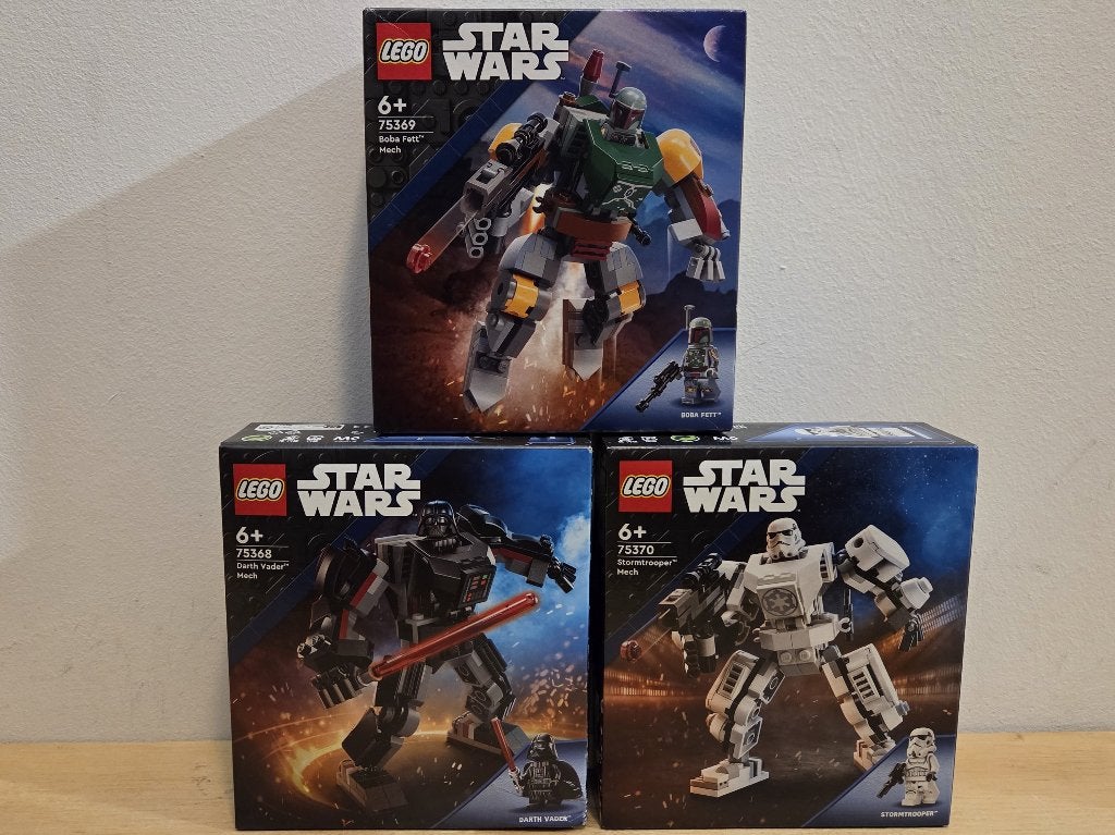 (GESEALD) Lego 75368 Darth Vader, 75369 Boba Fett en 75370, Ongeopend/sealed, Lego, Nieuw, Ophalen of Verzenden