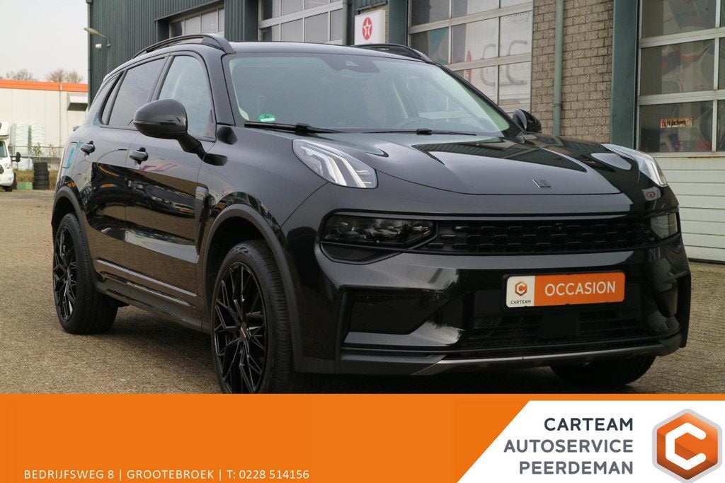 Lynk & Co 01 1.5 Midnight Black | Trekhaak | 360 camera |, Stof, Plug-in hybride, Bedrijf, 1854 kg