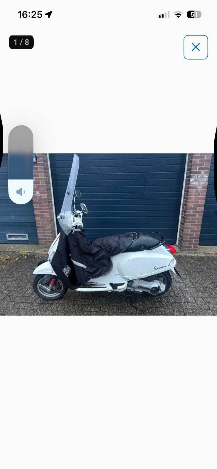 Vespa S 125cc 4 takt, Ophalen, Gebruikt, Benzine, Vespa S