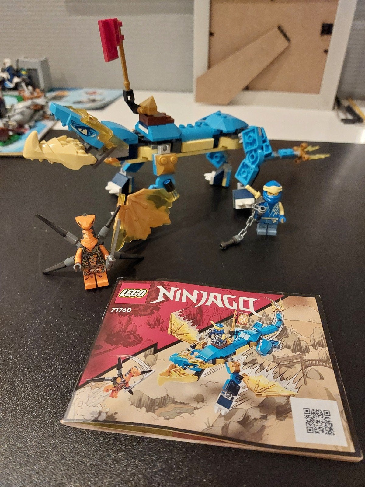 LEGO Ninjago Jay's Bliksemdraak EVO (71760), Compleet, Lego, Ophalen of Verzenden, Zo goed als nieuw