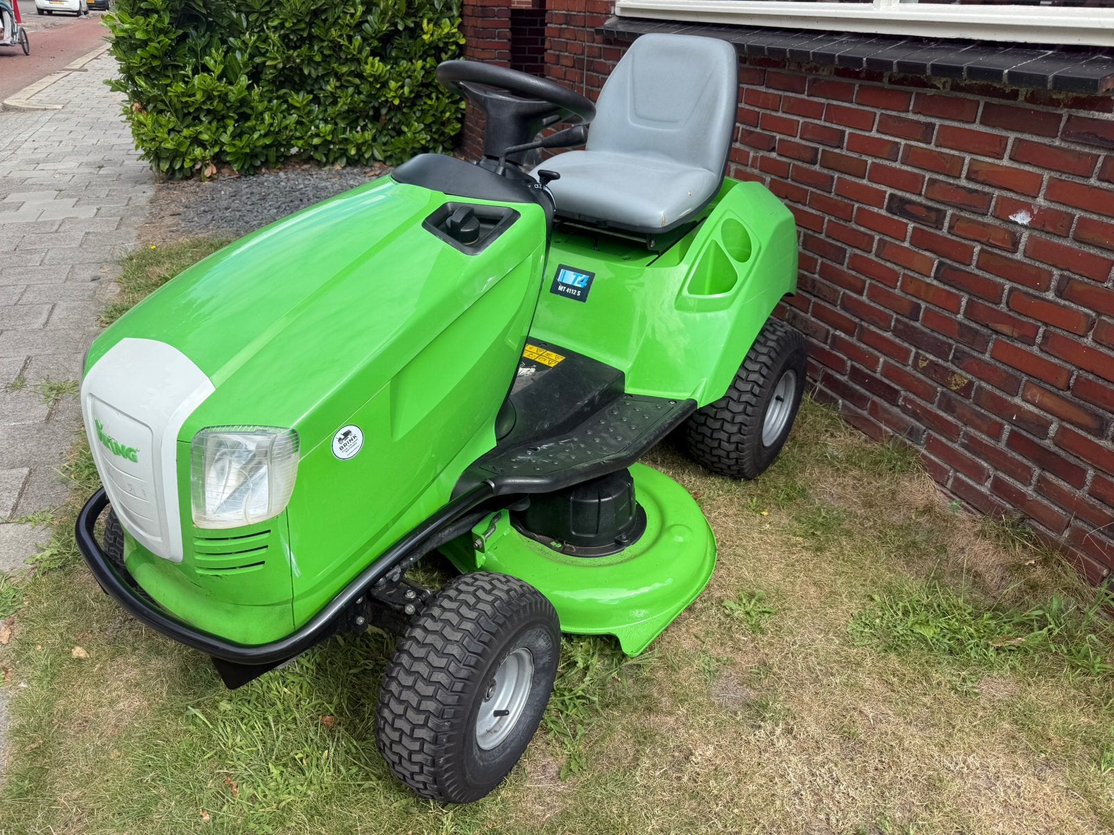 Viking MT4112S zitmaaier (stihl), Tuin en Terras, Ophalen of Verzenden, Gebruikt, Elektrische starter, 90 tot 120 cm