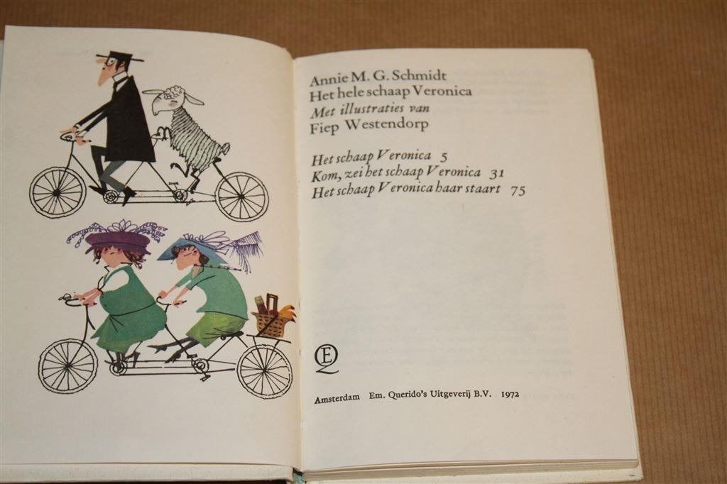Het hele schaap Veronica. Annie M.G. Schmidt., Ophalen of Verzenden, Gelezen, Fictie algemeen