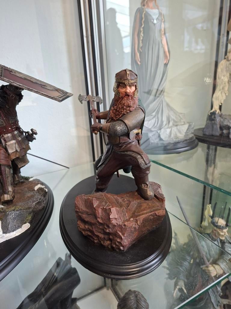 Sideshow weta gimli, Ophalen of Verzenden, Zo goed als nieuw, Beeldje of Buste