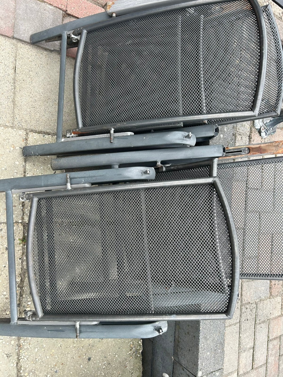 4 tuinstoelen, Tuin en Terras, Ophalen, Gebruikt, Inklapbaar