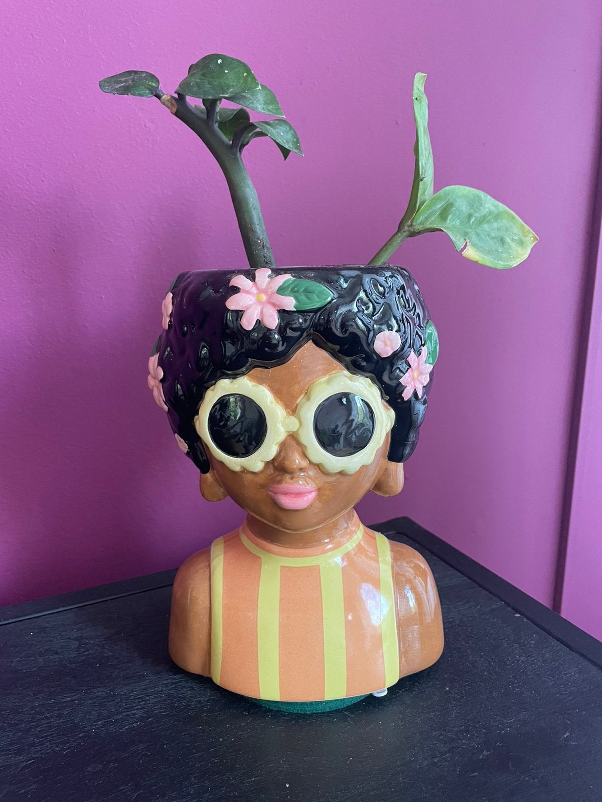 Plantenpotje vrouw intratuin, Ophalen of Verzenden, Halfschaduw, Minder dan 100 cm