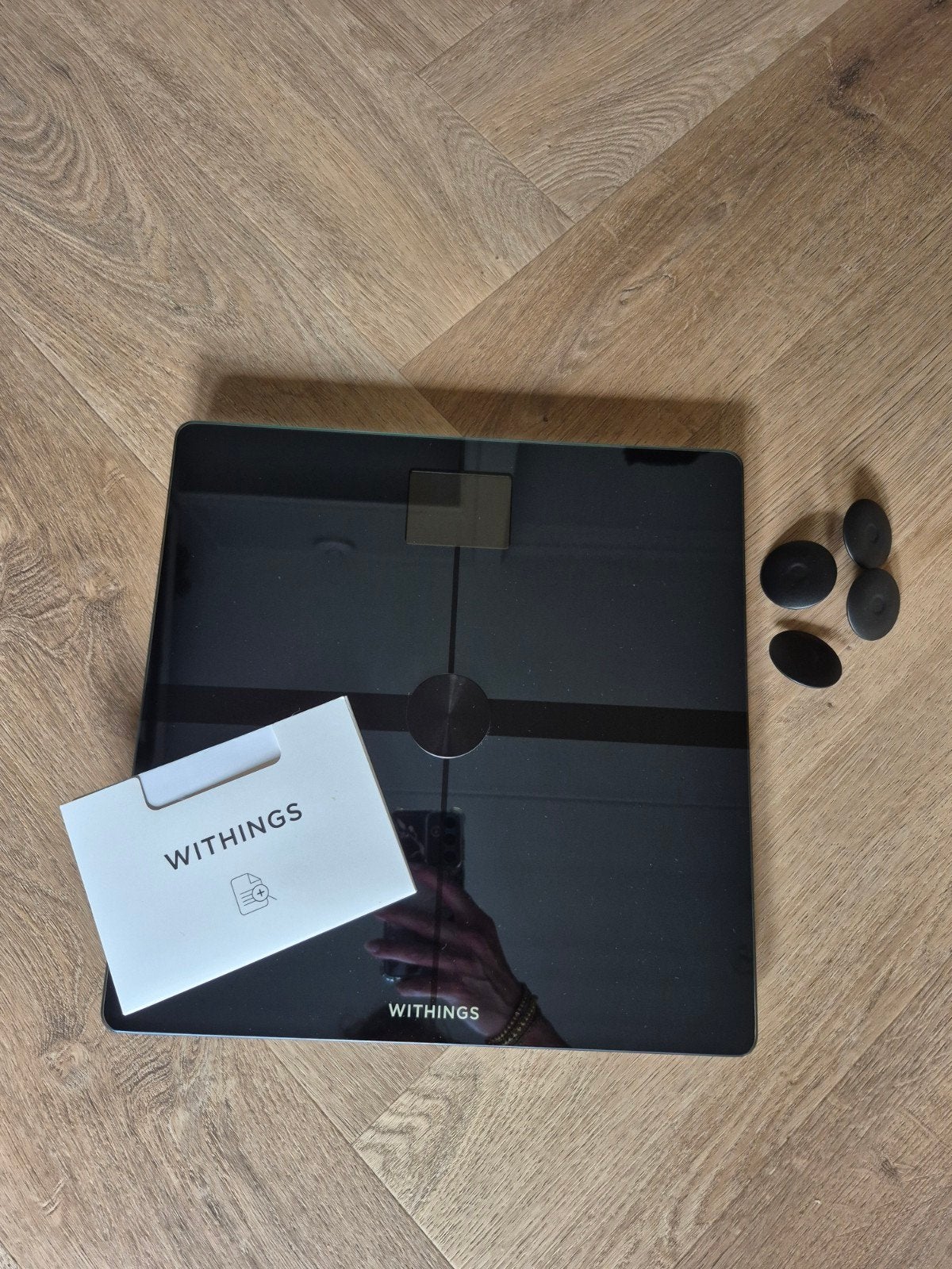 Withings Body Smart Personenweegschaal - Zwart, 1 tot 500 gram, 100 kg of meer, Ophalen of Verzenden, Personenweegschaal