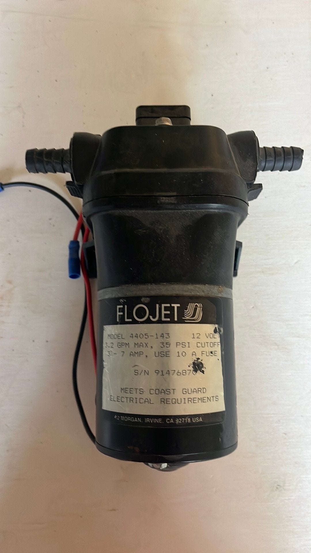 Waterpomp Flojet, Ophalen of Verzenden, Gebruikt, Kombuis en Sanitair, Zeilboot of Motorboot