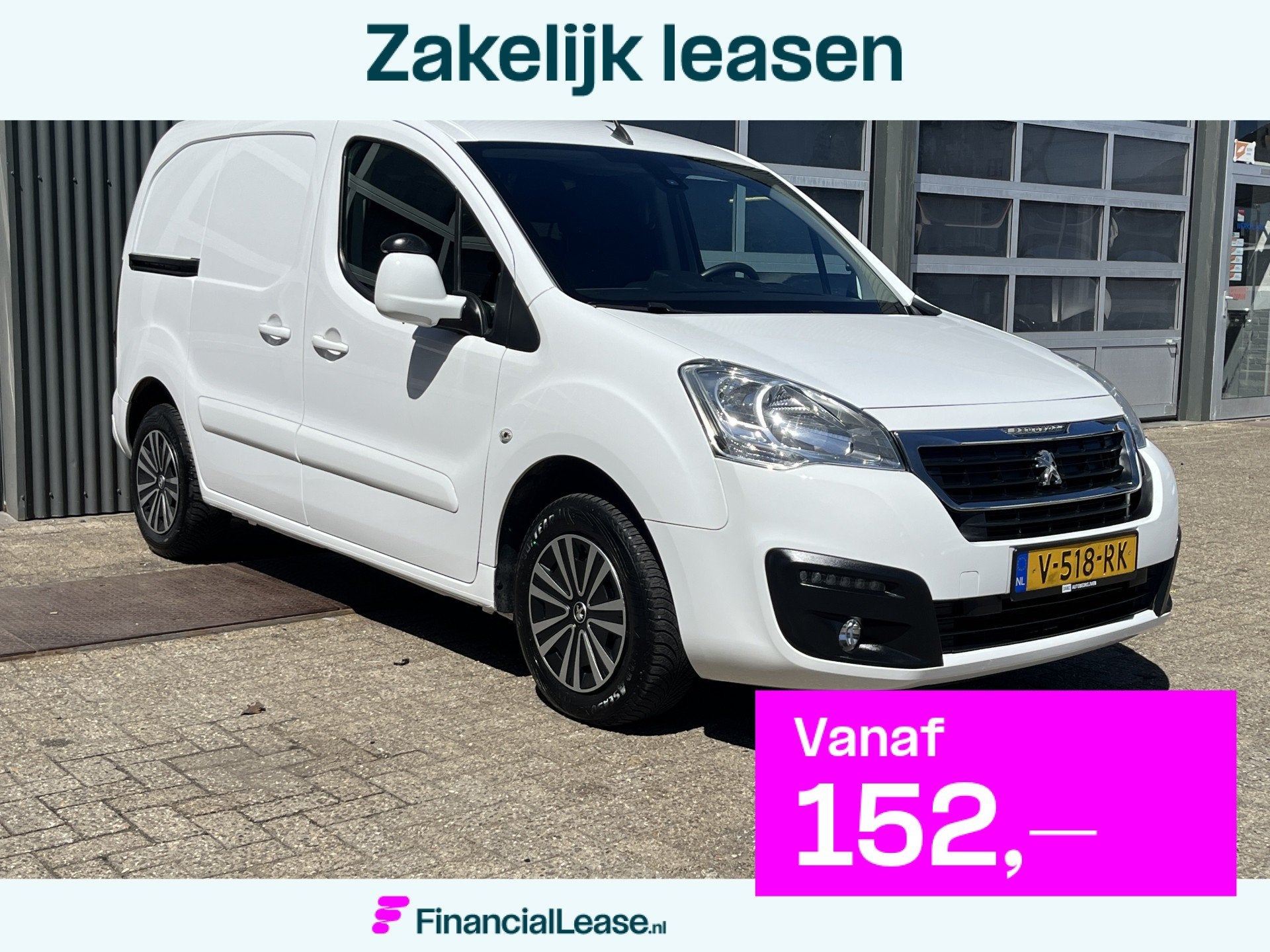 Peugeot Partner 120 1.6 BlueHDi Airco Cruise controle Trekha, Voorwielaandrijving, Bluetooth, Gebruikt, 4 cilinders