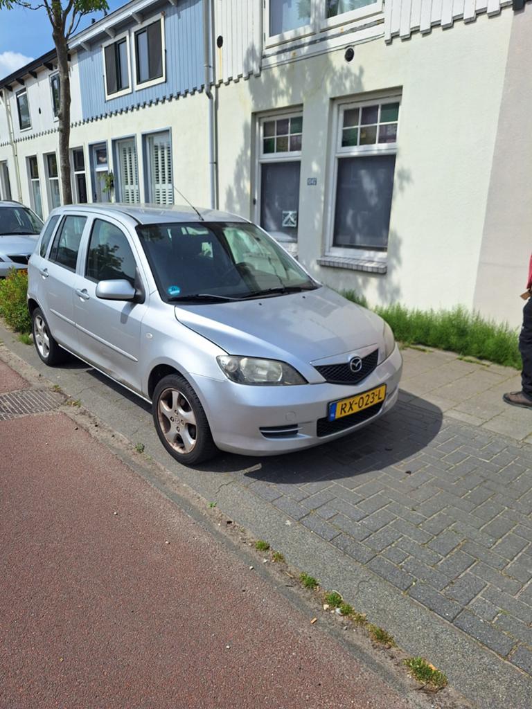 Mazda 2 2005 Grijs, Auto's, 31 €/maand, Particulier, 500 kg, Hatchback