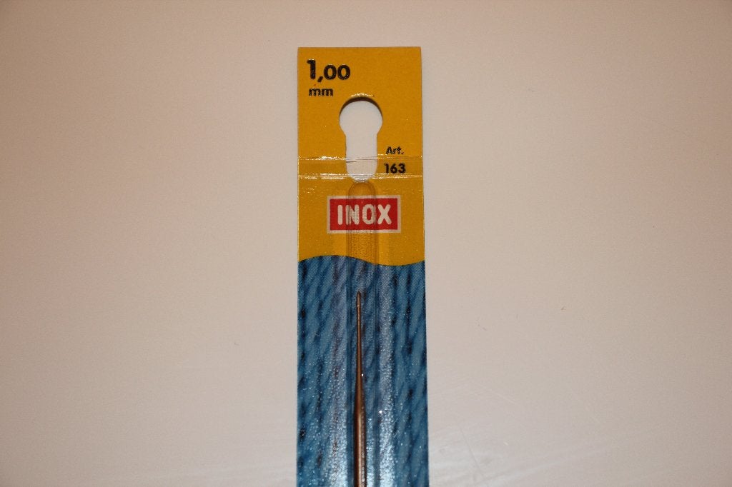 Inox haaknaald - 1 mm #3507, Hobby en Vrije tijd, Breien en Haken, Ophalen of Verzenden, Nieuw, Haken, Naald