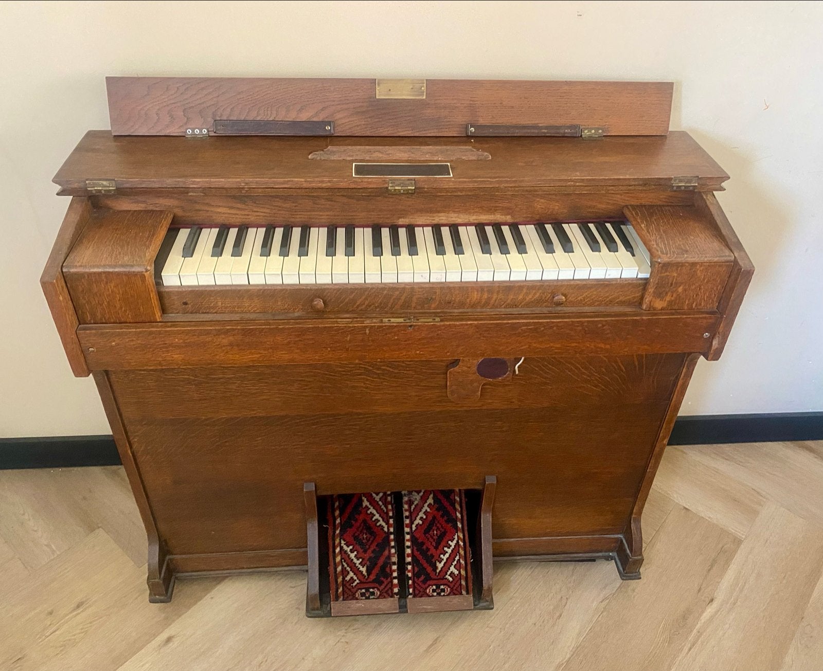 Antiek Harmonium - Houten Kast - Goede Staat, Muziek en Instrumenten, Ophalen, Gebruikt, 1 klavier, Harmonium