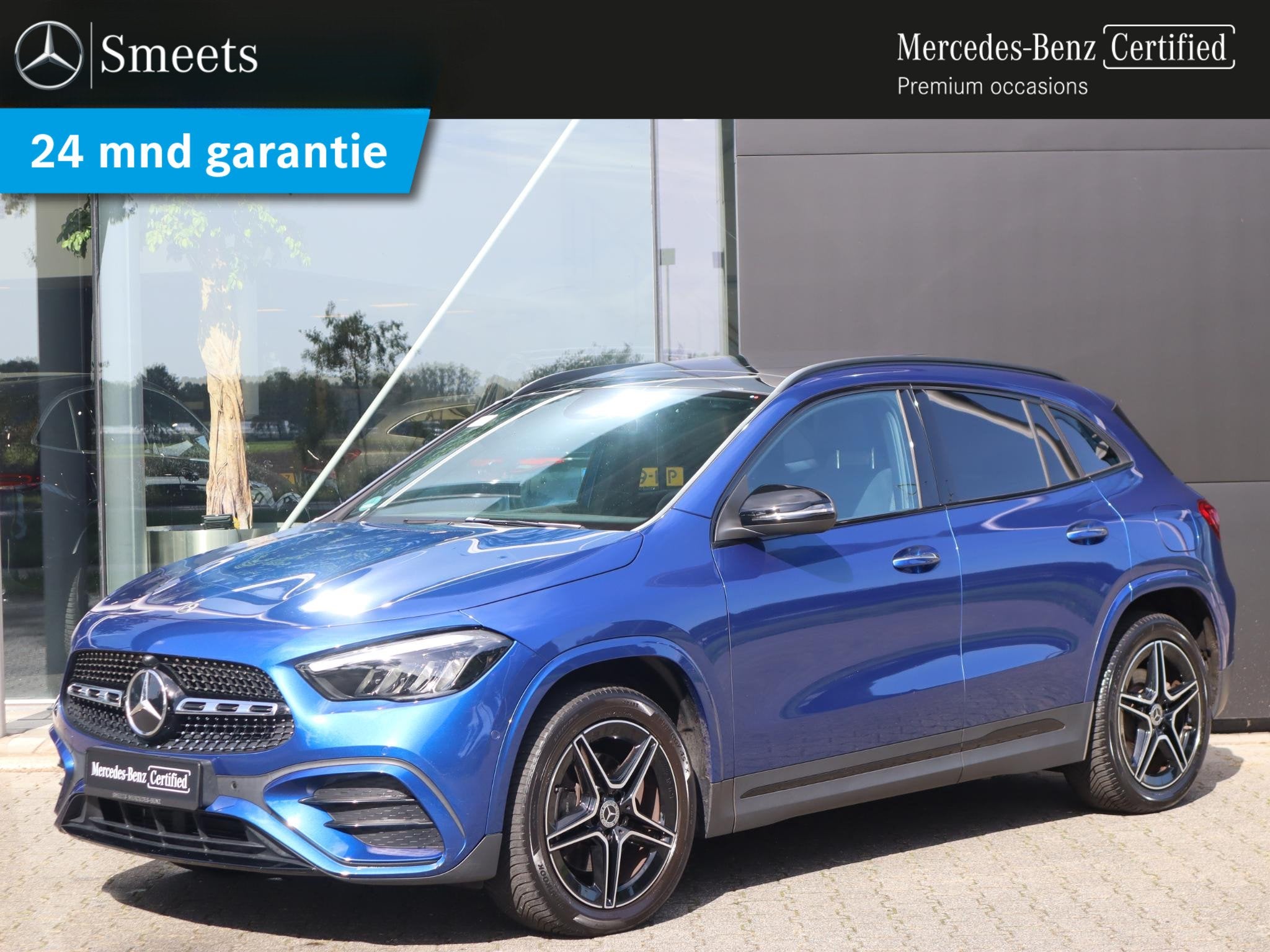 Mercedes-Benz GLA-klasse 250 e Star Edition AMG Line l Trekh, Auto's, Dealer onderhouden, 16 kWh, Blauw, Bedrijf
