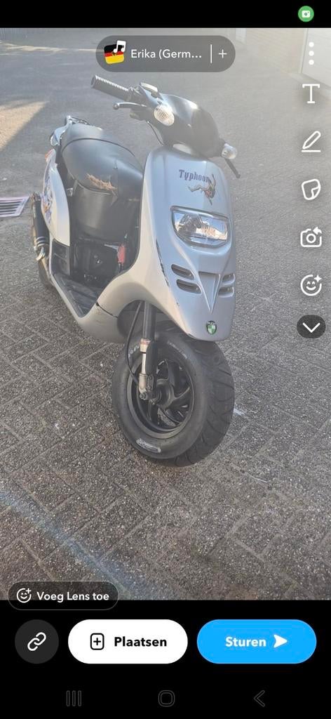 Typhoon 70cc, Ophalen of Verzenden, Zo goed als nieuw, Benzine, Gilera