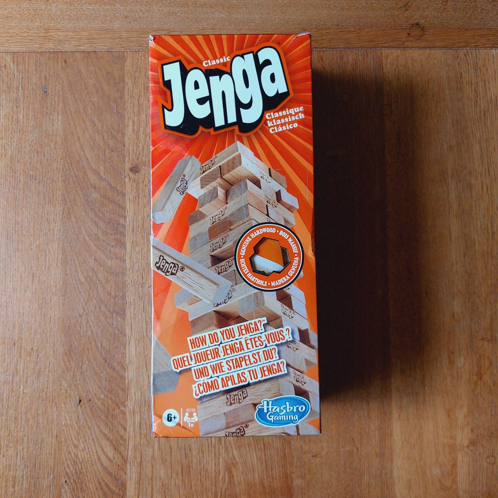 Jenga, Een of twee spelers, Ophalen of Verzenden, Zo goed als nieuw, Hasbro