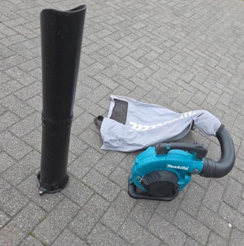 Makita DUB363 Bladblazer/Bladzuiger - Zo goed als nieuw, Met opvangzak, Ophalen of Verzenden, Zo goed als nieuw, Makita