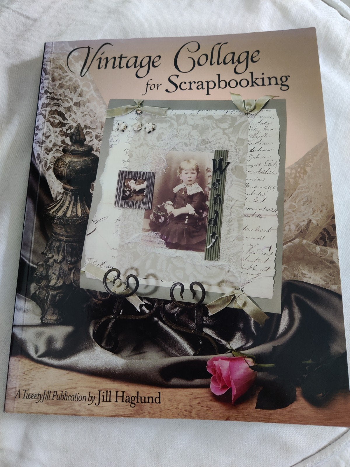 vintage collage for scrapbooking creatief boek, Ophalen of Verzenden, Zo goed als nieuw, Scrapbooking en Knutselen, Jill Haglund