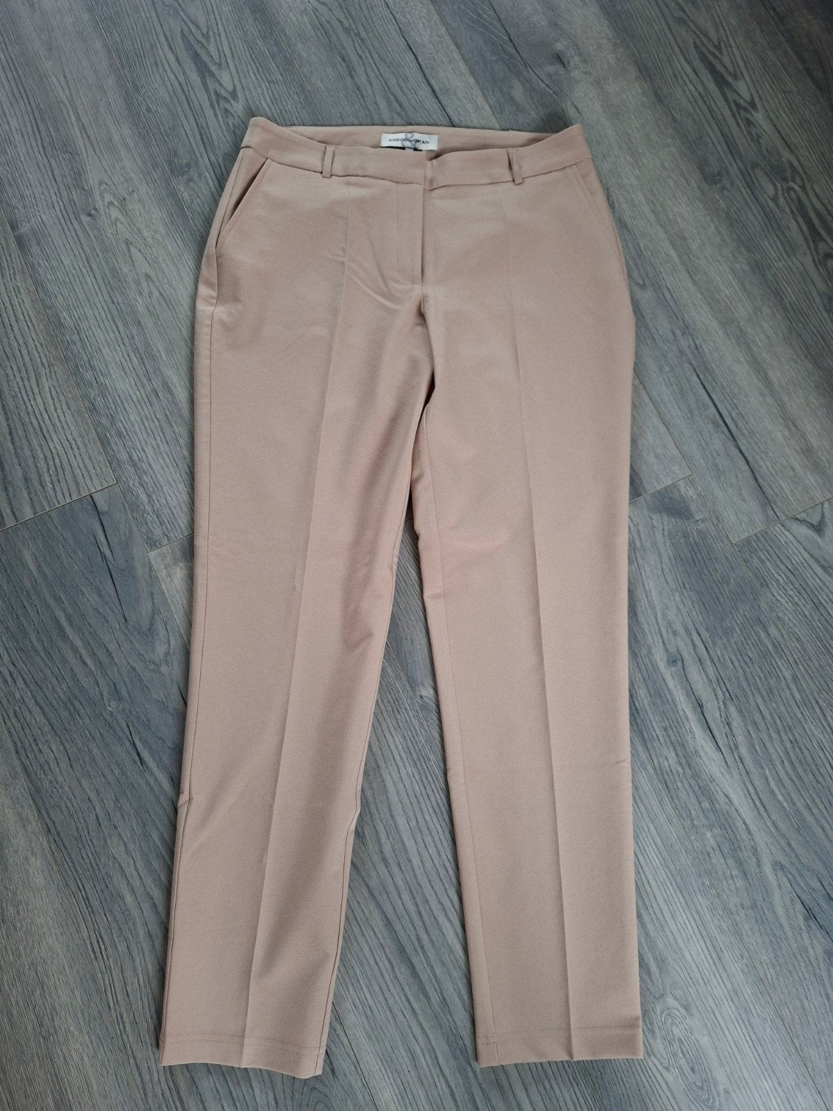 & Co Woman Beige pantalon, maat M, Ophalen of Verzenden, Nieuw, Beige, Lang