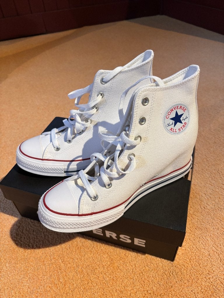 All Stars - Wedge Platform, Kleding | Dames, Schoenen, Wit, Ophalen of Verzenden, Converse All Stars, Sneakers of Gympen