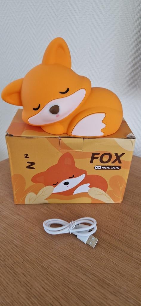 NIEUW  Vos Nachtlampje, Ophalen of Verzenden, Nieuw, Lamp