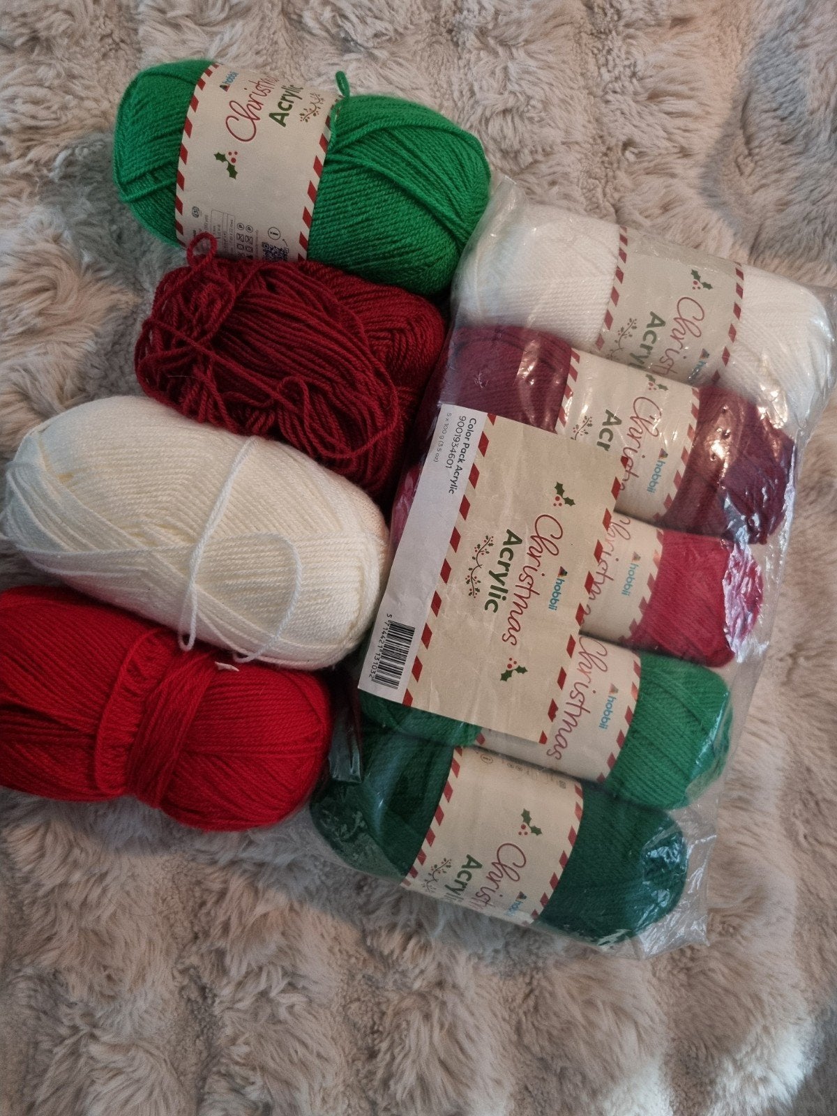 Hobbii Christmas Acrylic garen - Kerstpakket, Ophalen of Verzenden, Nieuw, Breien of Haken, Wol of Garen