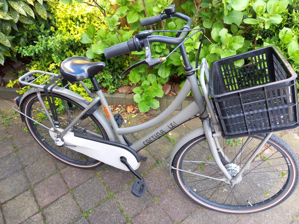 Cortina U4 transportfiets, Fietsen en Brommers, Fietsen | Dames | Damesfietsen, Gebruikt, Overige merken, Minder dan 47 cm, Ophalen