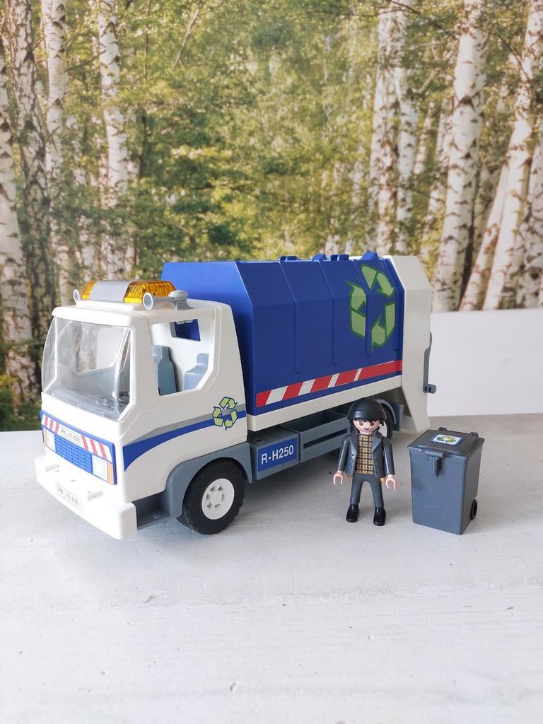Playmobil Vuilniswagen, Ophalen of Verzenden, Gebruikt, Complete set