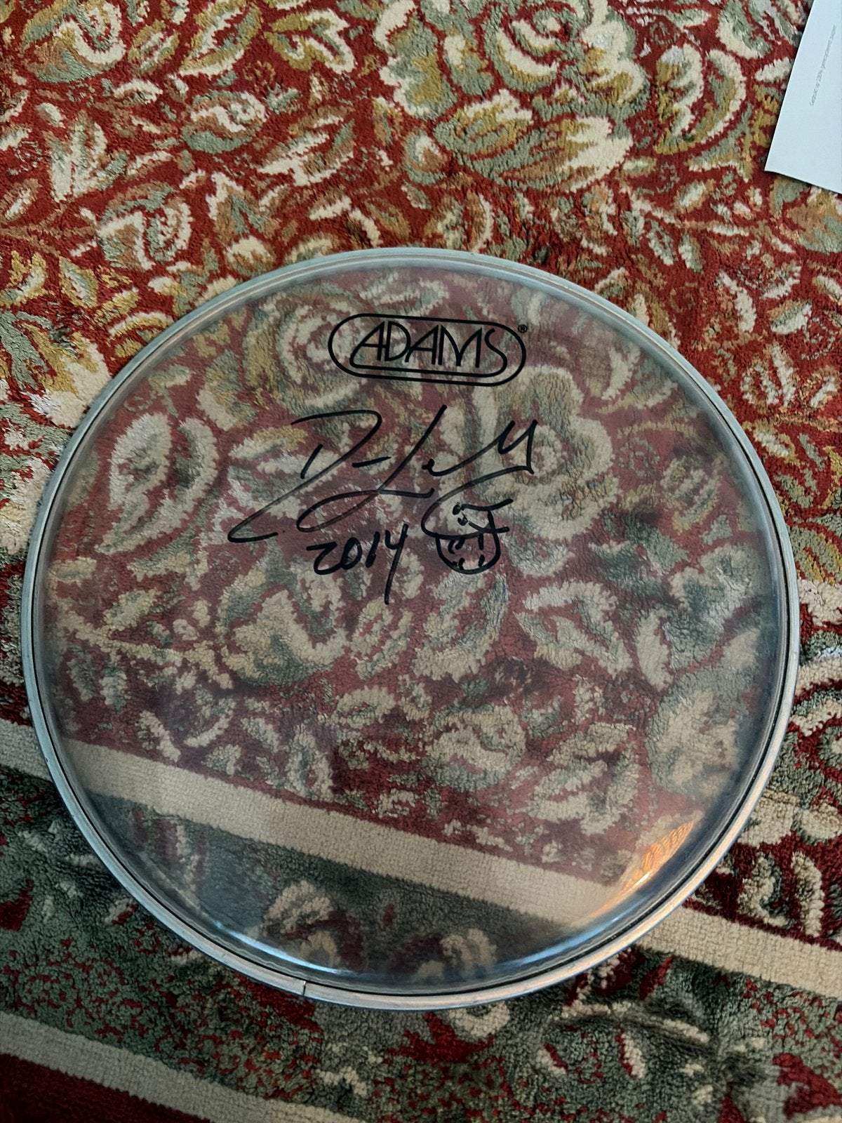 Gesigneerd drumvel van Dave Lombardo (Slayer), Muziek en Instrumenten, Ophalen of Verzenden, Gebruikt, Overige merken