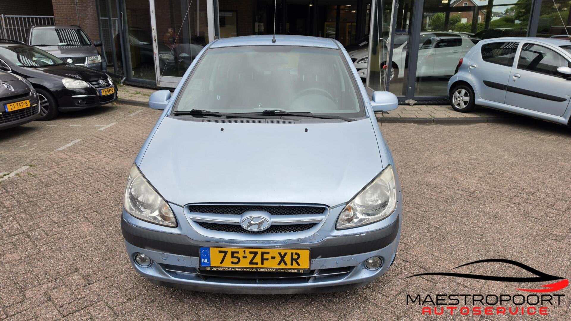 Hyundai Getz 1.4i Active Cool, Auto's, Voorwielaandrijving, 450 kg, 4 cilinders, Blauw