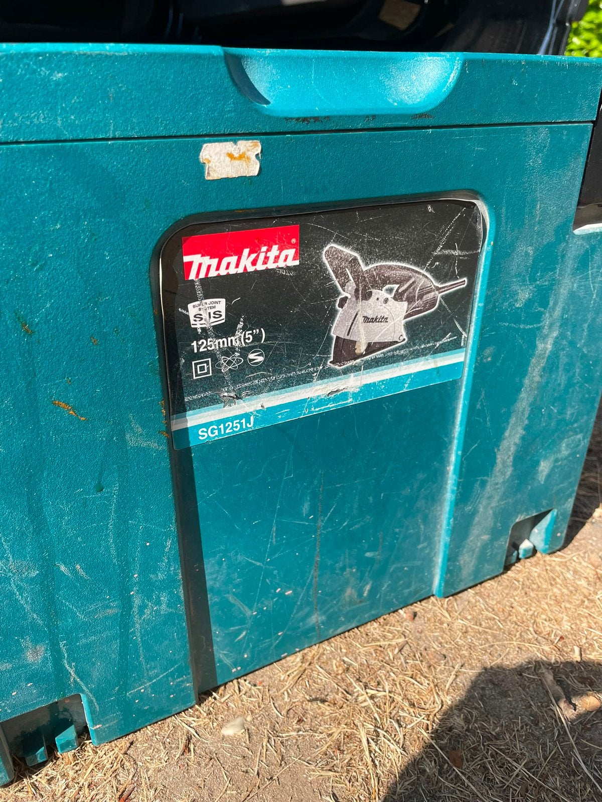 Makita SG1251J 125mm sleuvenfrees / muurfrees 1400W, Ophalen, Zo goed als nieuw, Elektrisch, Muurfrees