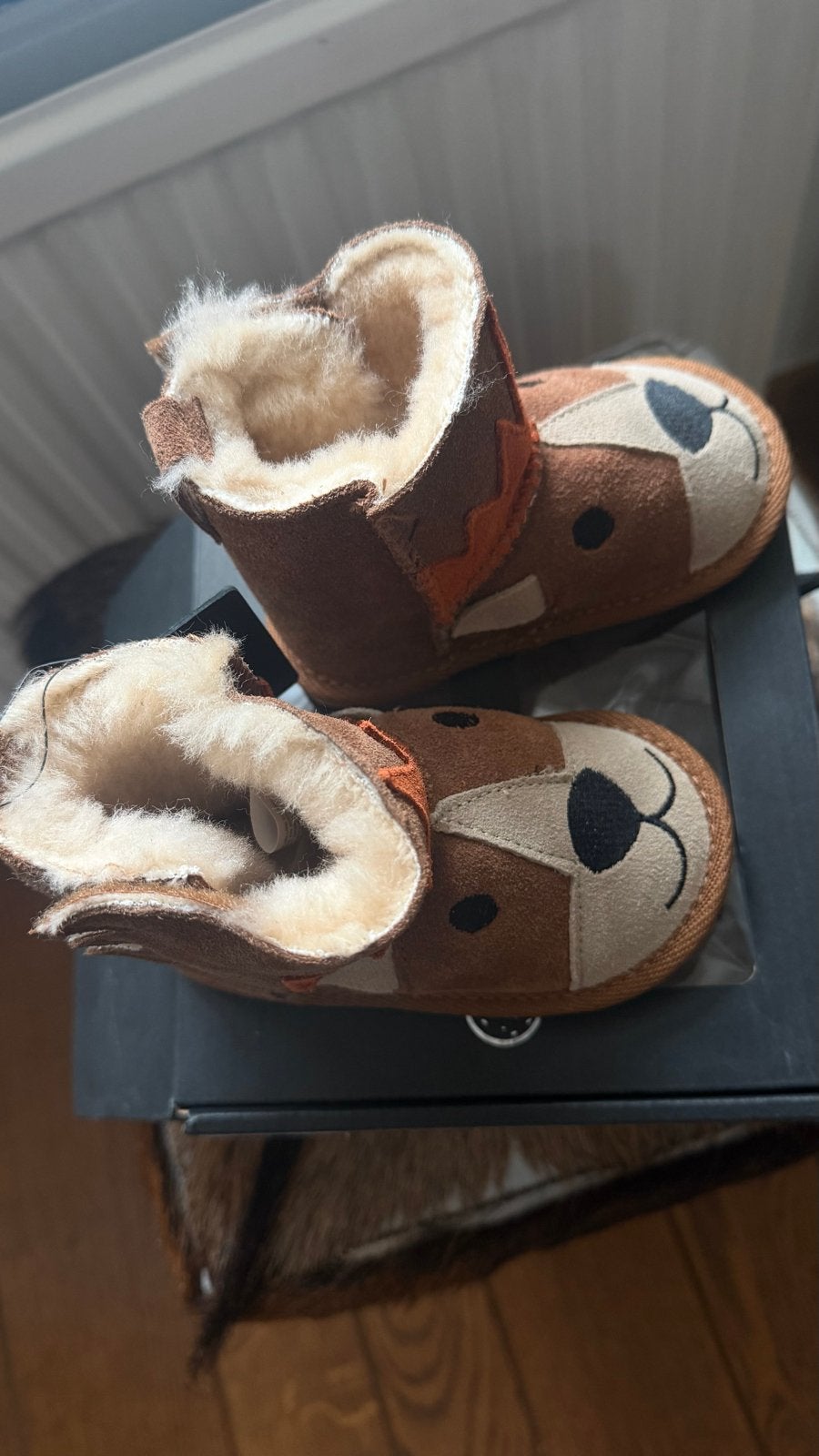 EMU Australia LC Walker Lion babyslofjes - Nieuw, Ophalen of Verzenden, Nieuw, Jongetje of Meisje, Slofjes