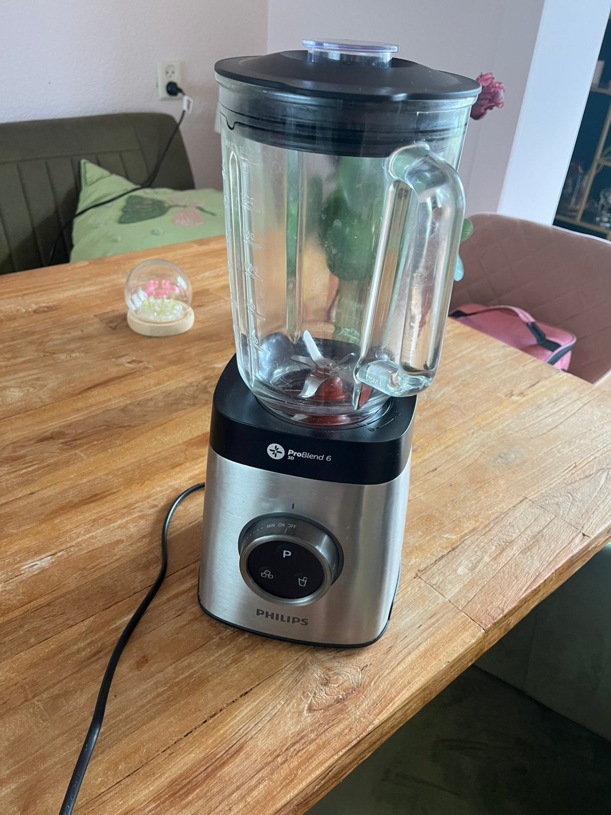 Philips ProBlend 6 Blender, Ophalen, Zo goed als nieuw, 3 snelheden of meer