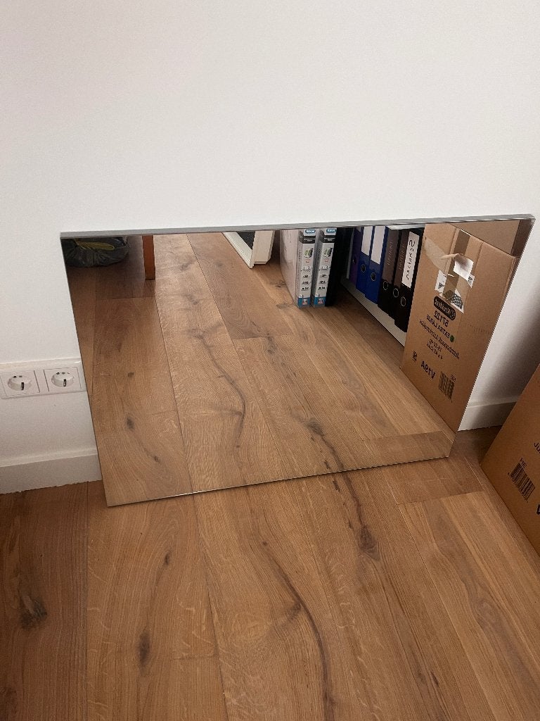 NIEUW Badkamerspiegel spiegel Praxis. H 59,7x B 79,4cm, Ophalen, Nieuw, 75 tot 100 cm, Minder dan 100 cm