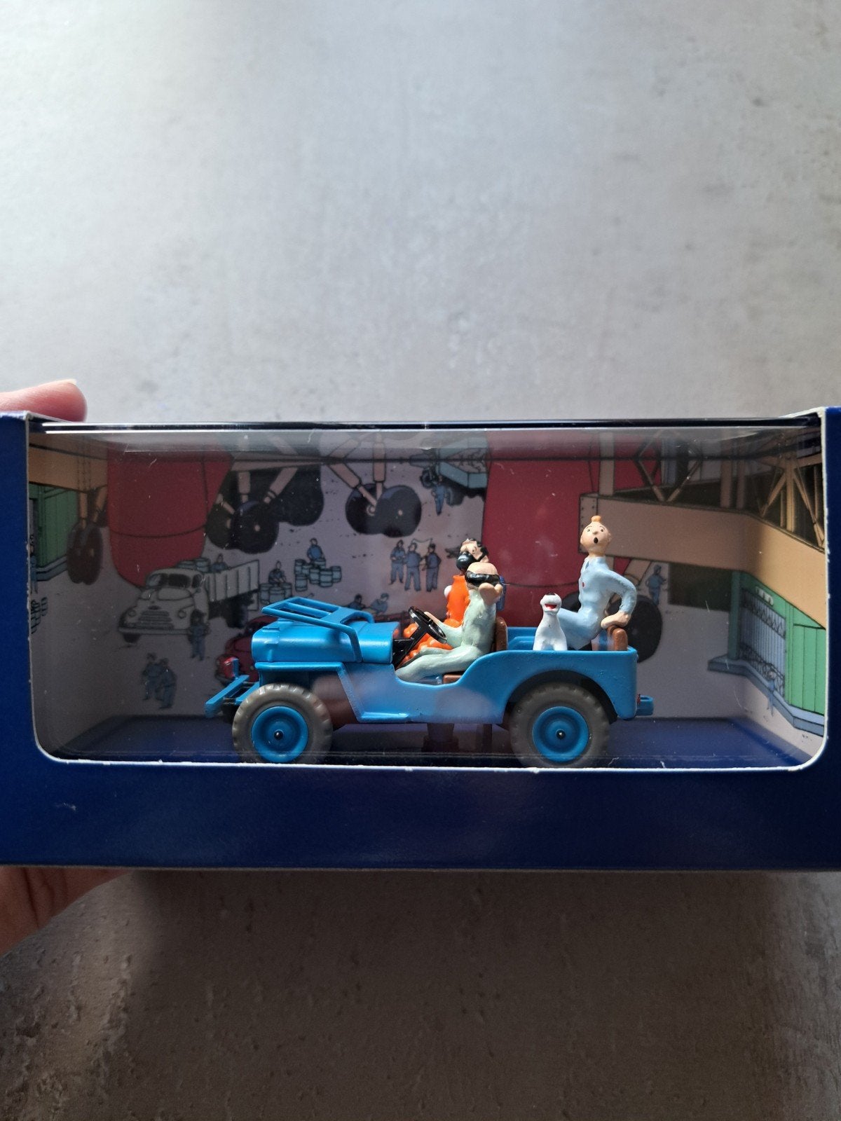 Kuifje Jeep Willys CJ2a Maanreis 1946 Modelauto, Hobby en Vrije tijd, Ophalen of Verzenden, Nieuw, Auto