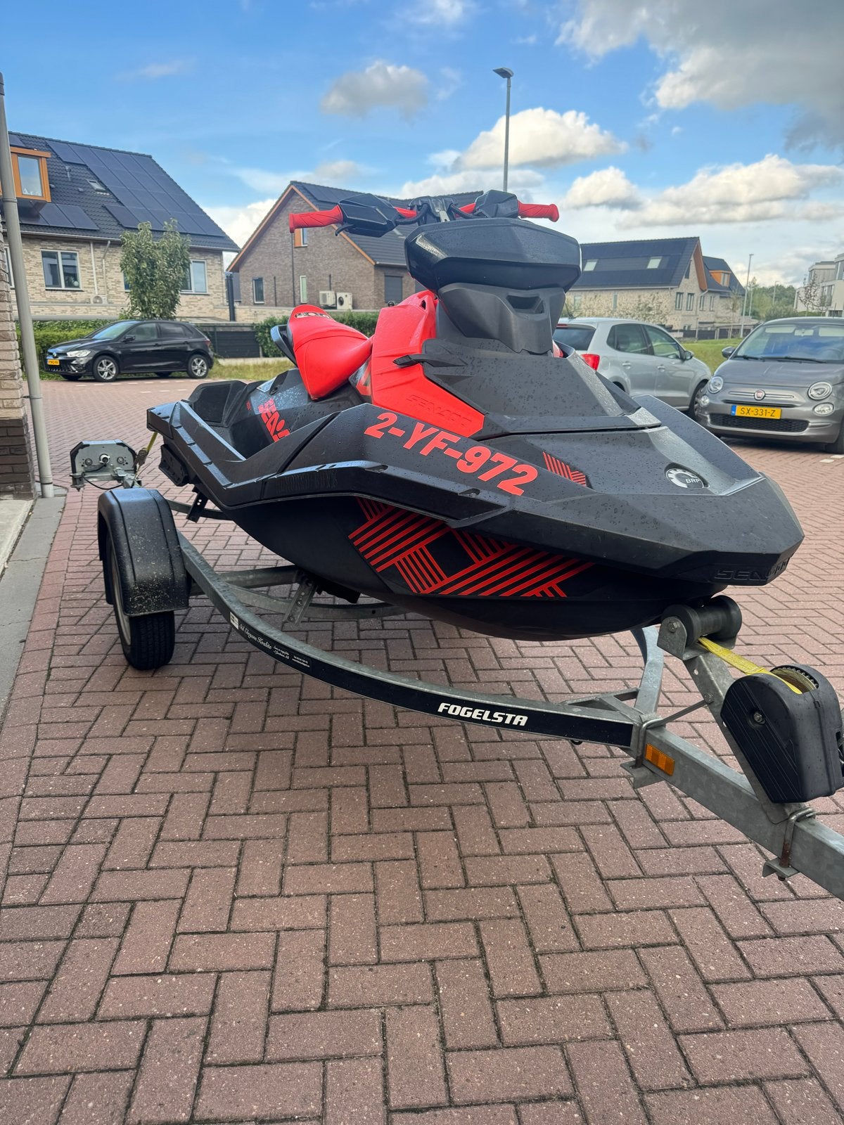 Sea-Doo Spark Trixx met trailer en boombox, Ophalen of Verzenden, Gebruikt, Benzine, 70 tot 120 pk